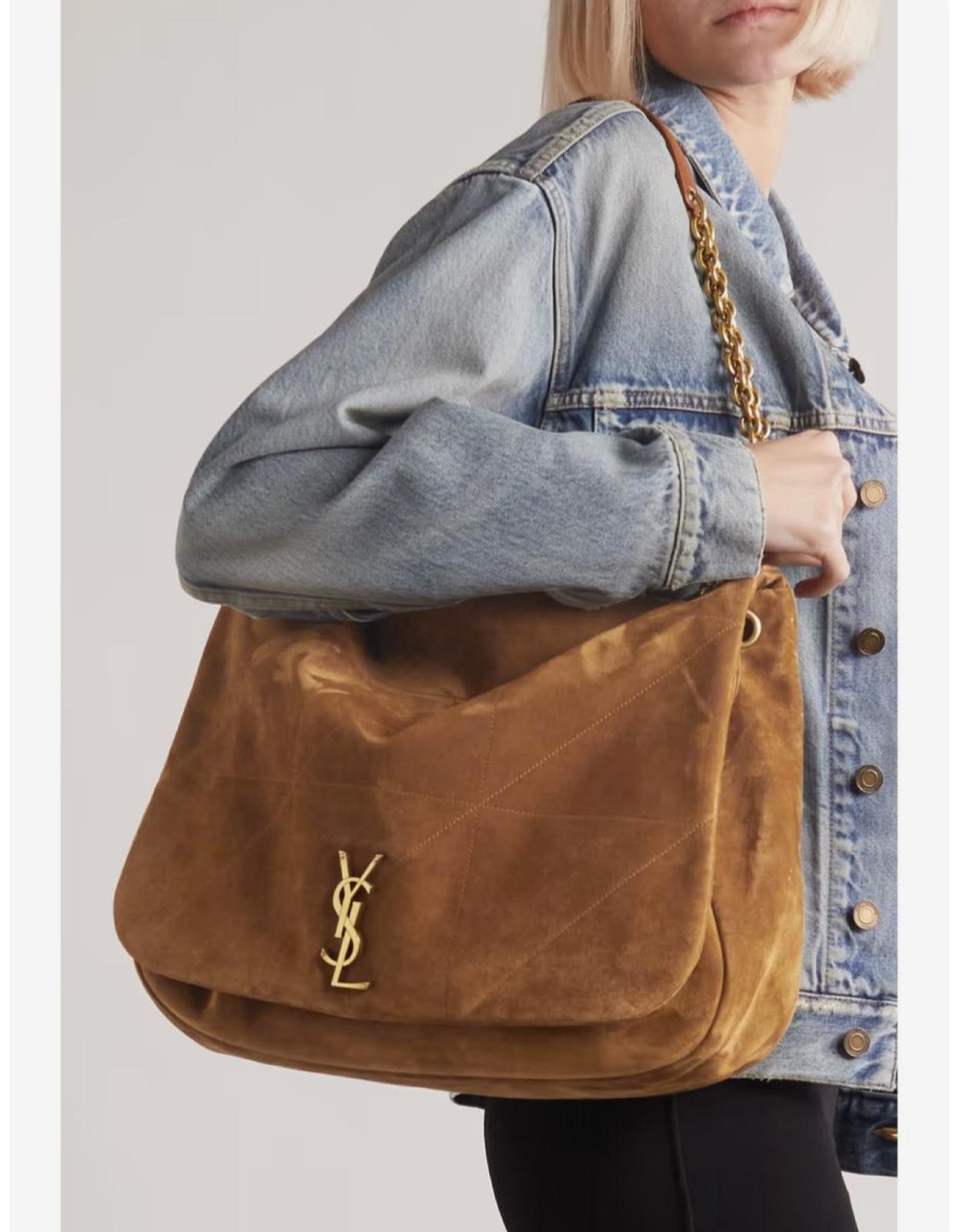Maxi suede bag