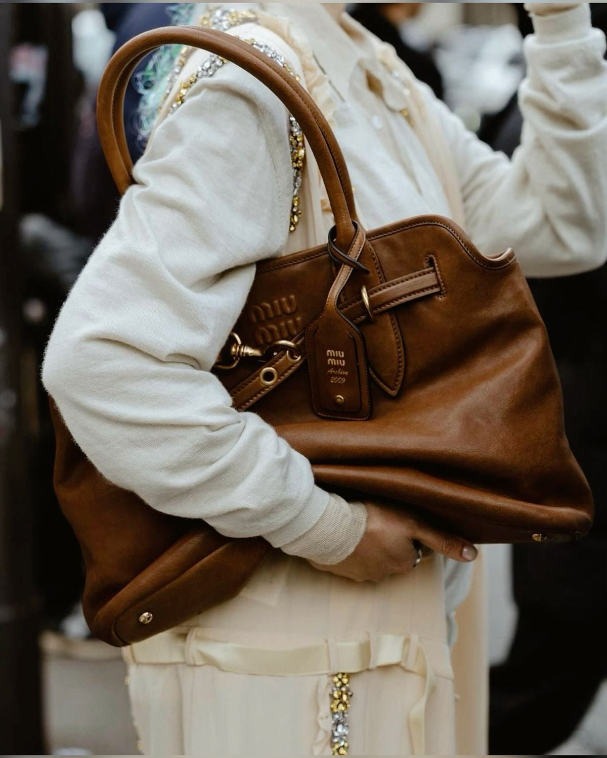 Aventure napa leather bag